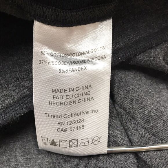 PSYCHO BUNNY Sweat Short Men L 34-36 Gray Black 3 Pocket Drawstring Luxury Sport - Picture 8 of 16